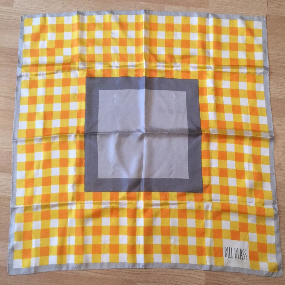 Bill Blass vintage silk scarf